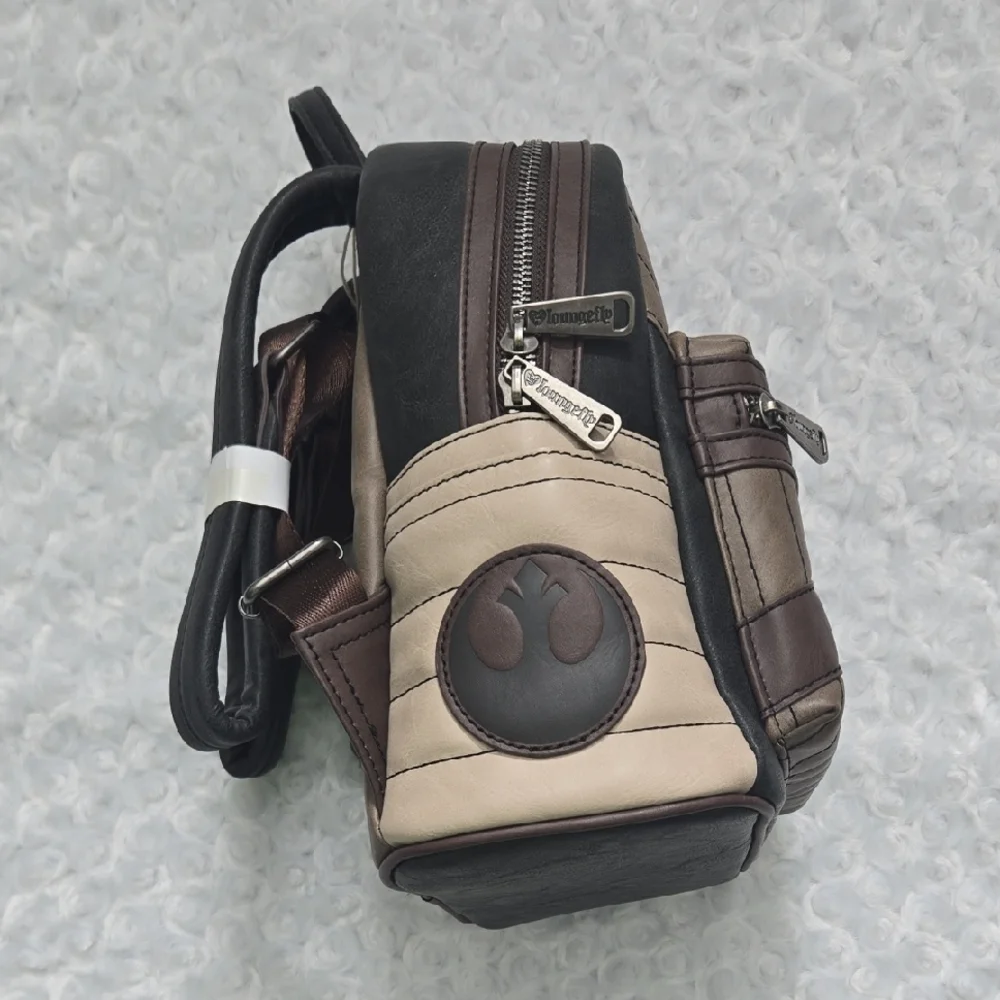 Loungefly Star Wars Brown, Tan & Black Mini Backpack